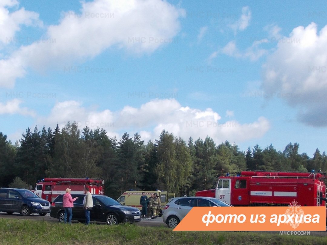 Пожарно-спасательные подразделения Ленинградской области ликвидировали пожар в Гатчинском районе
